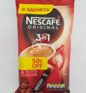 Nescafe Original 3 in 1 6 Sachets – 6x17g